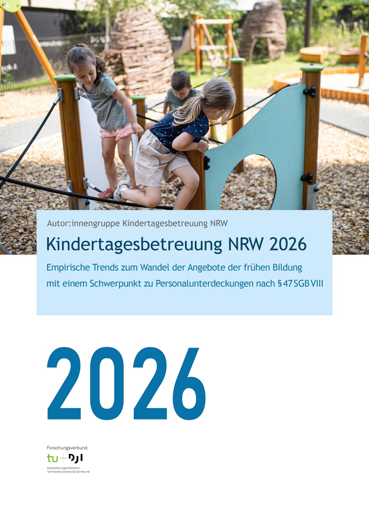 Cover des Kita NRW Berichts 2026